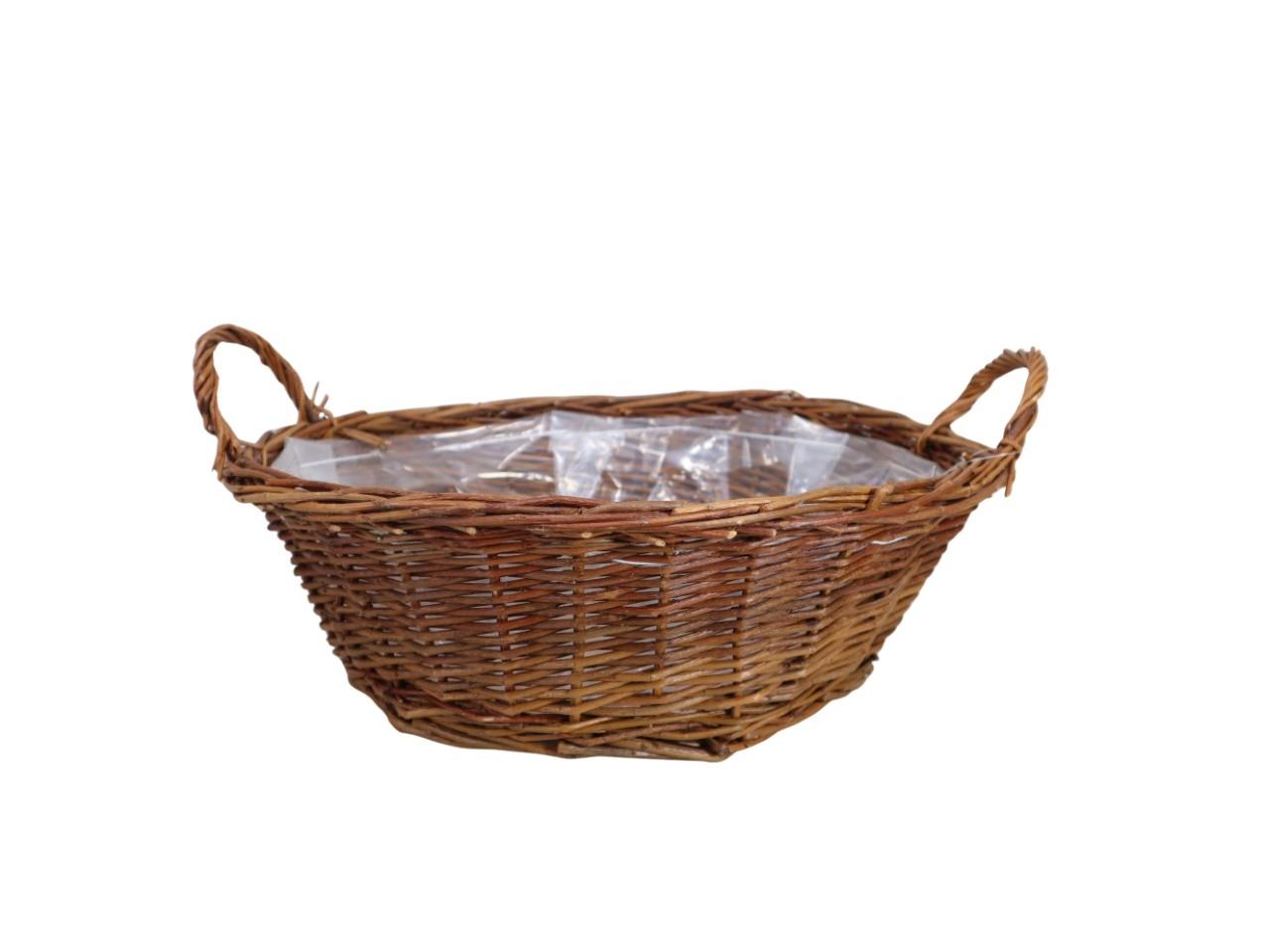 Pflanzkorb Weide ungeschält natur D35cm