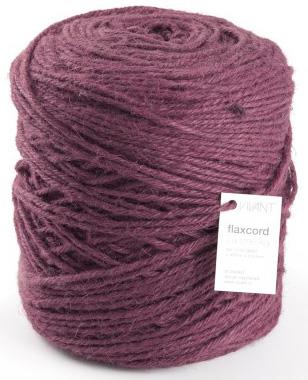 Kordel Flaxcord 3,5 mm auf Spule ca. 1 kg Farbe 28 brombeer