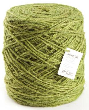 Kordel Flaxcord 3,5 mm auf Spule ca. 1 kg Farbe 63 lemongelb