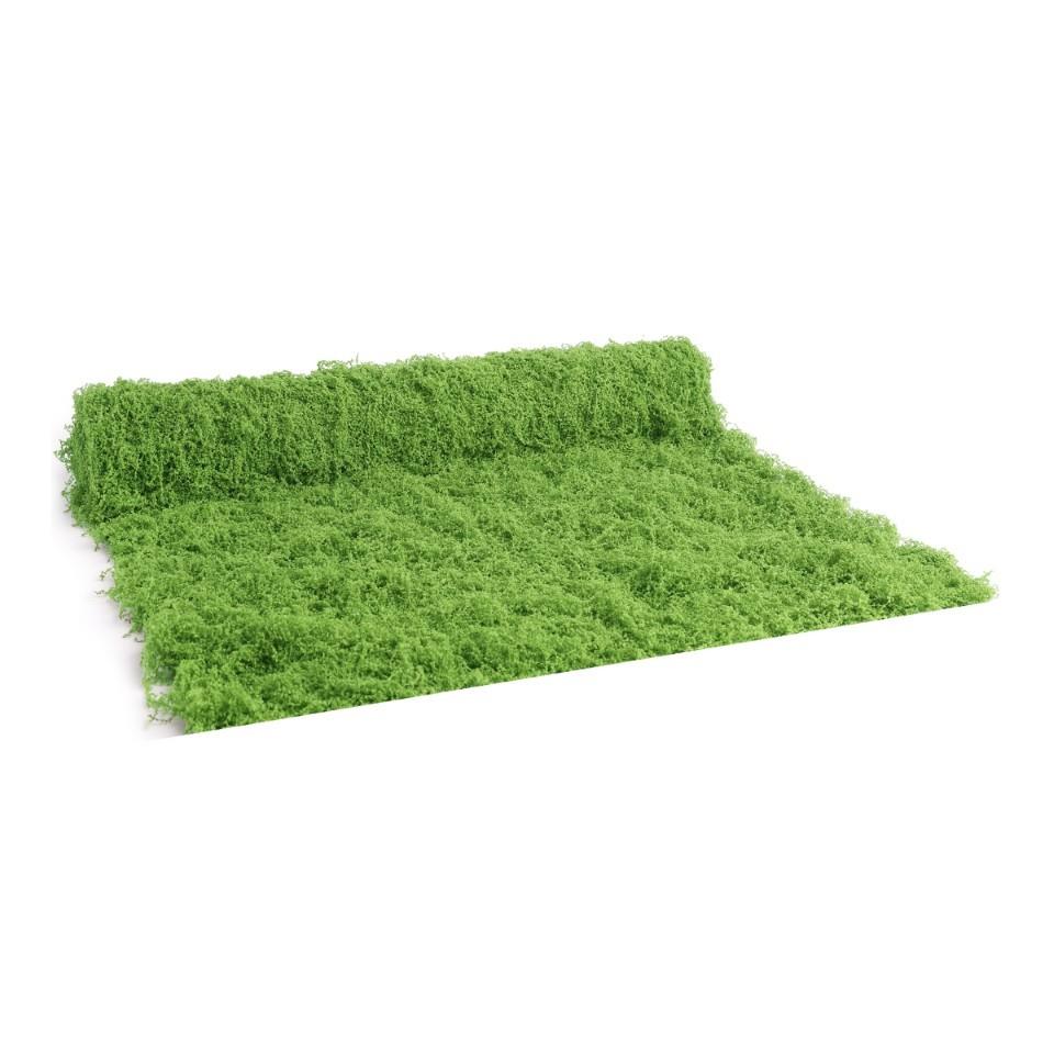 Moos Faux künstlich 50 cm 1 Meter hellgrün 64