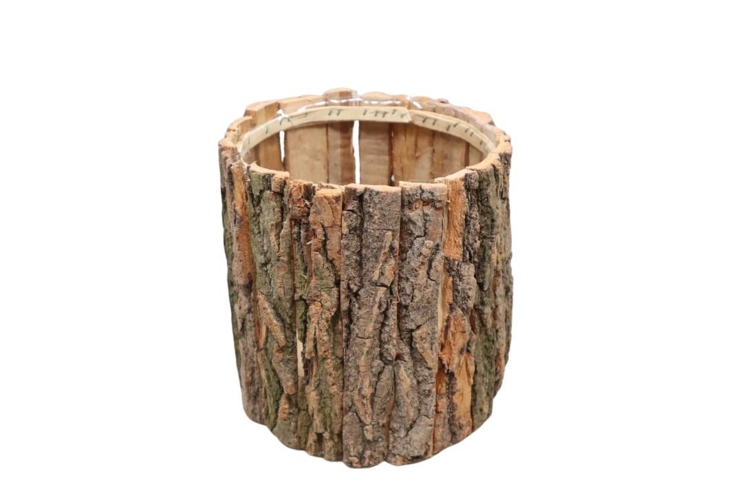 Rindentopf rund natur D18cm