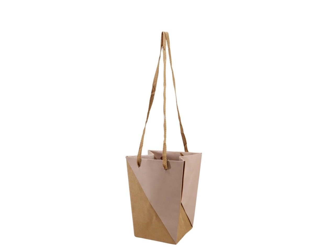 Vasen-Tasche Fortune weiß 20x15x11cm