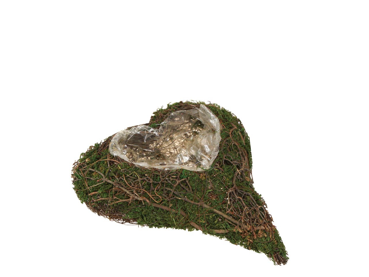 Herz z. Pflanzen Rebe-Moos D20x23cm