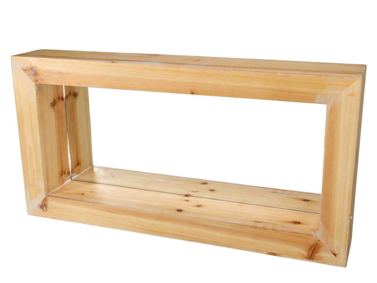 Spiegel im Holzrahmen natur L78xH40cm