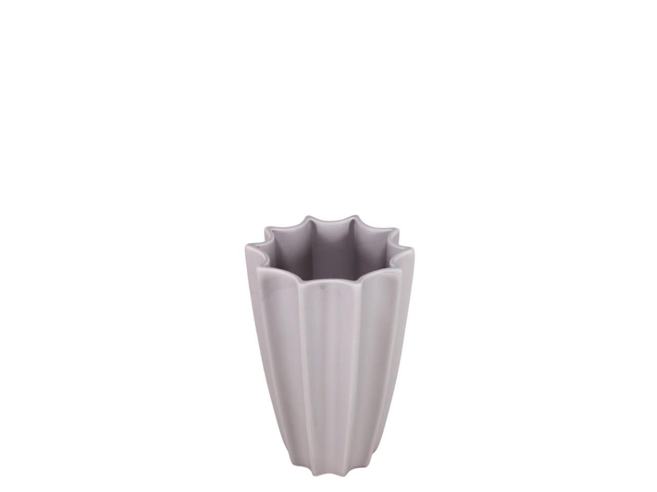 Vase Lineart taupe matt Keramik D15xH21cm