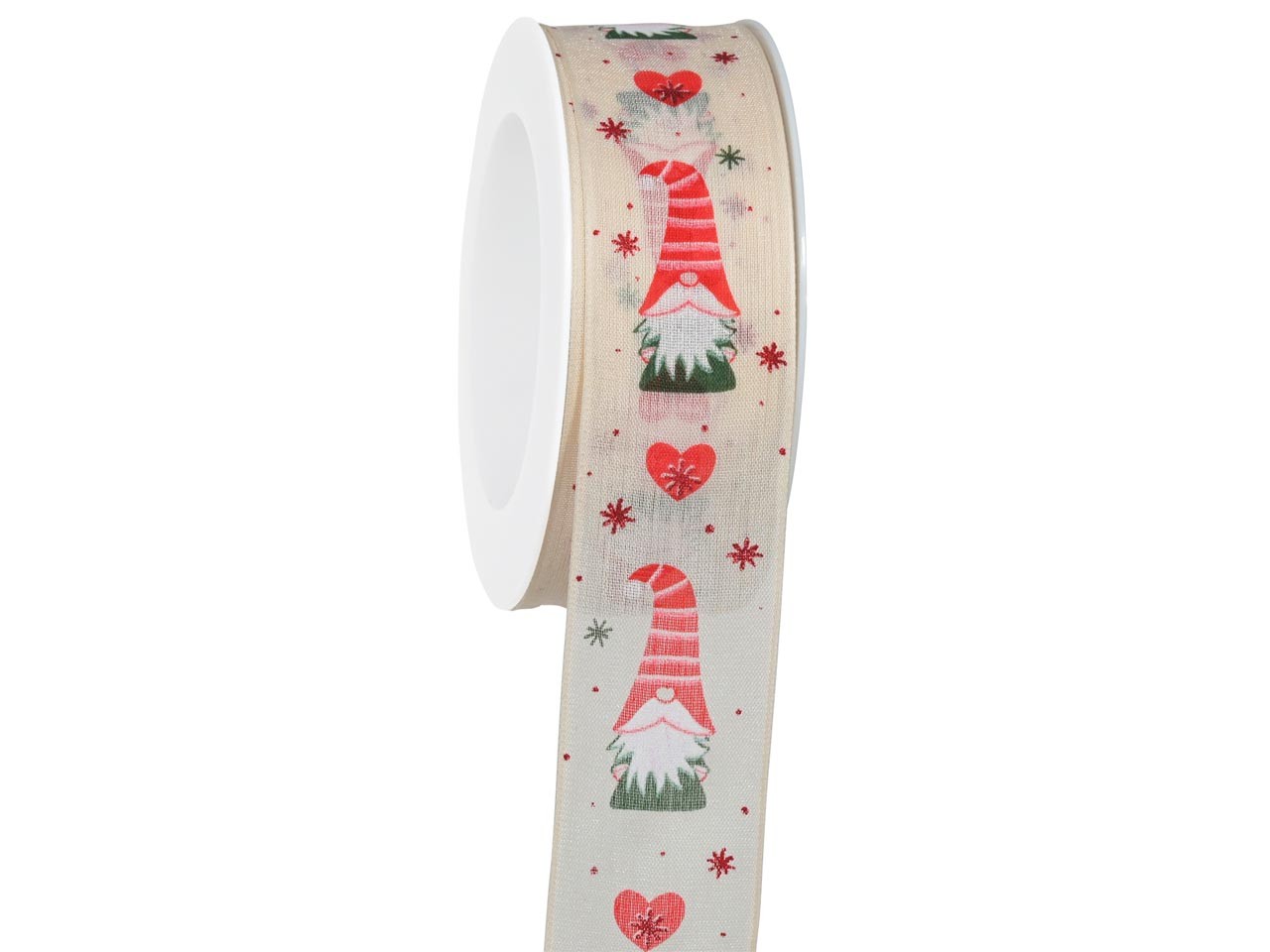 Band Wichtelzeit 40 mm 15 Meter creme 021