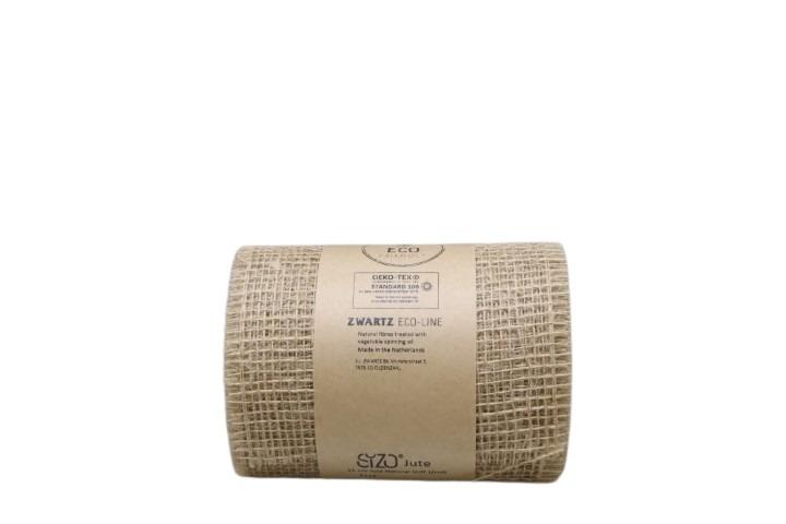 Juteband 15 cm 10 Meter natur