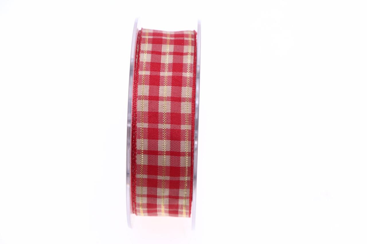 Band Raul 25 mm 20 Meter rot/nature 355