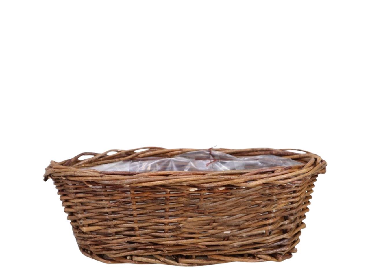 Primelkorb oval 35 cm ungeschält