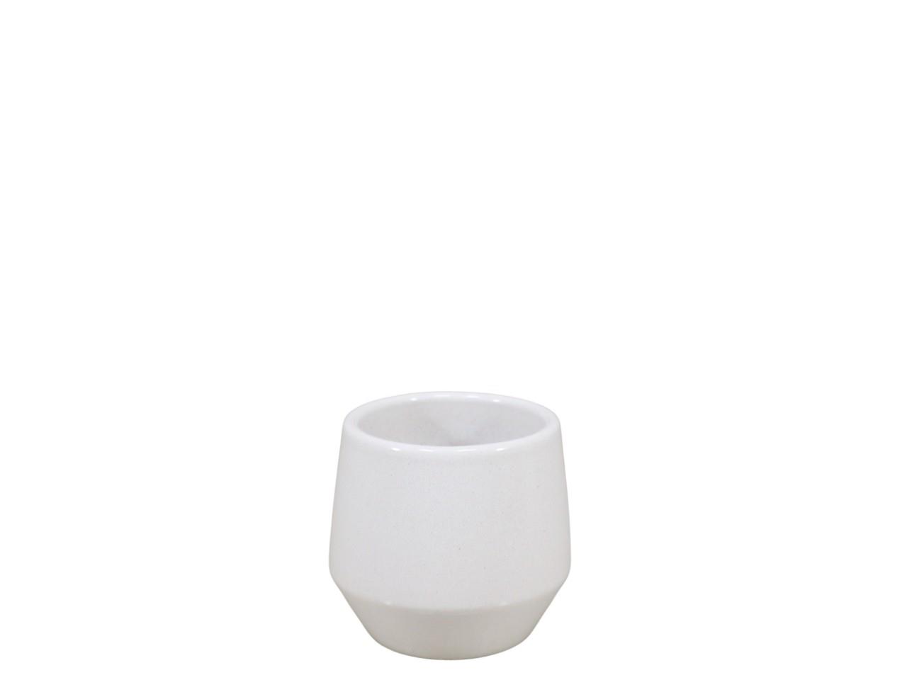 Übertopf Keramik creme-lasur D8cm