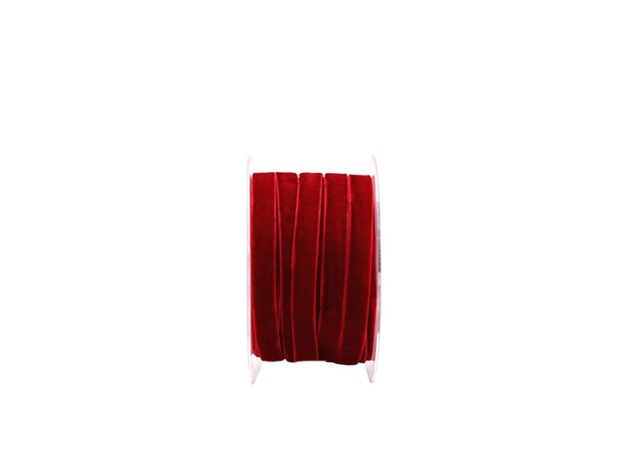 Band Velvet 10 mm 20 Meter bordo 360