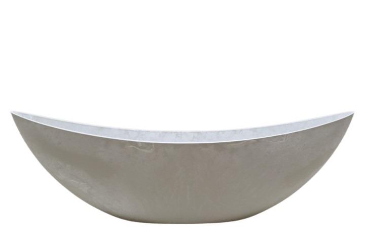 Schiffchen KARA hellgrau Plastik L55cm