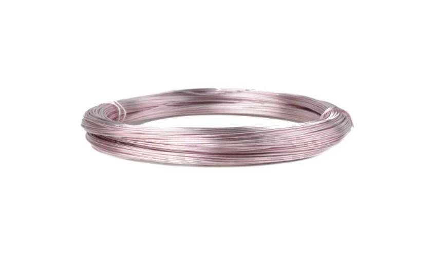 Aluminium-Draht 1,0mm 60m, rosa