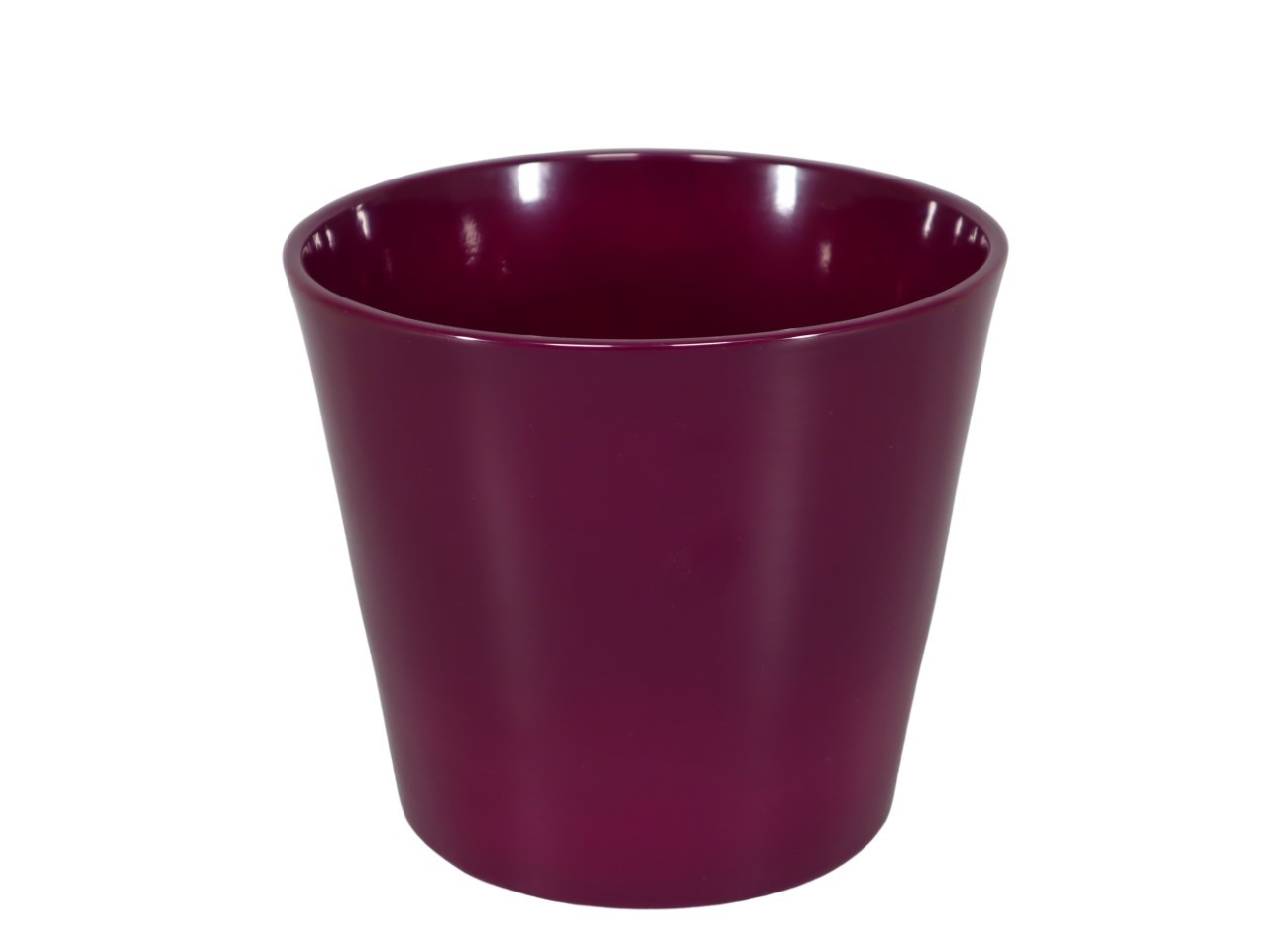 Keramikübertopf Serie 440 10cm brombeere glanz