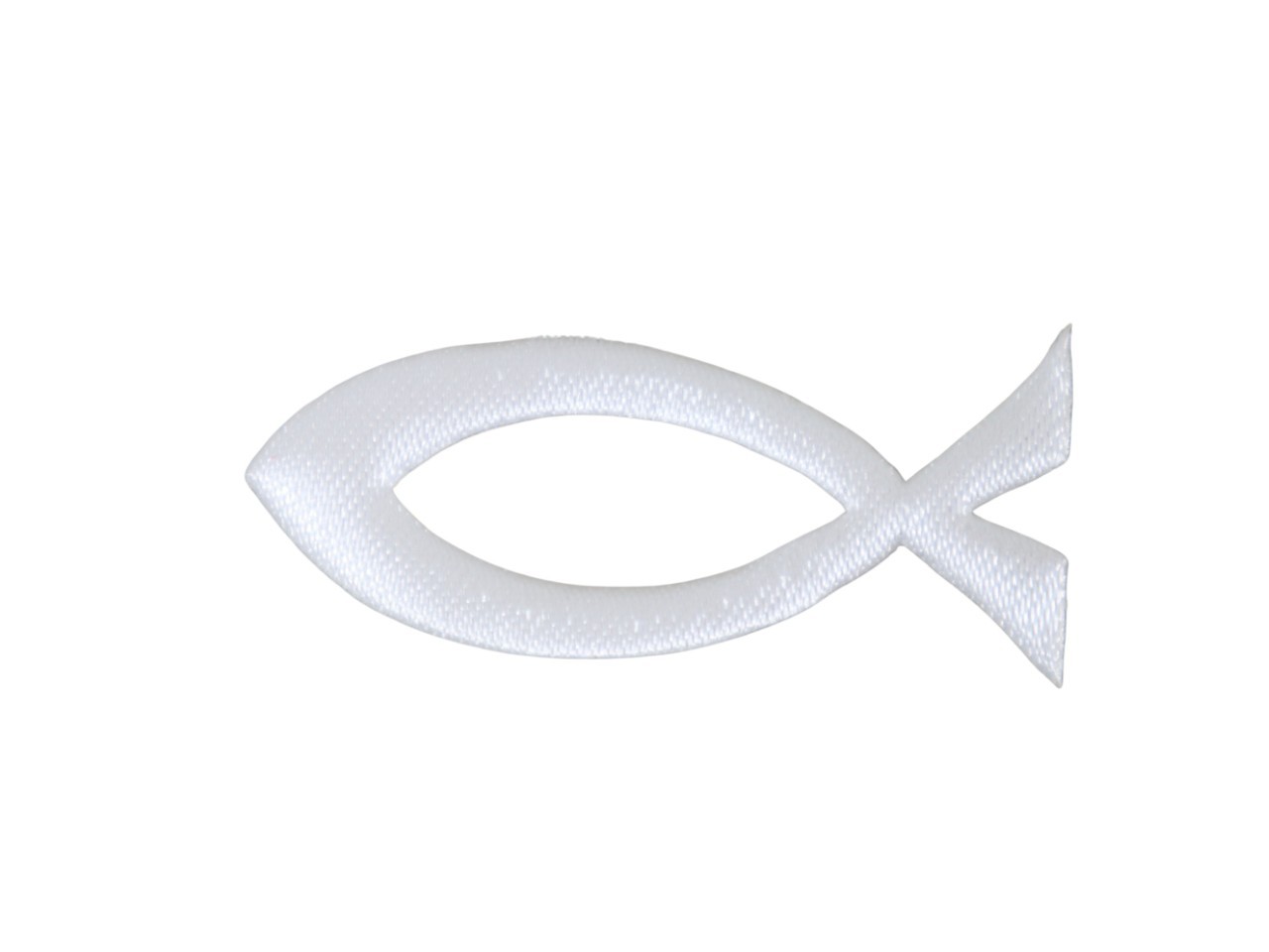 Streuer Fisch Zur Kommunion weiss 50 mm