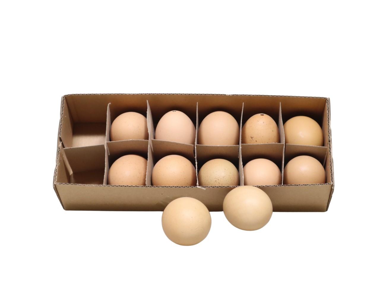 Hühnerei natur/braun = Art. 2983