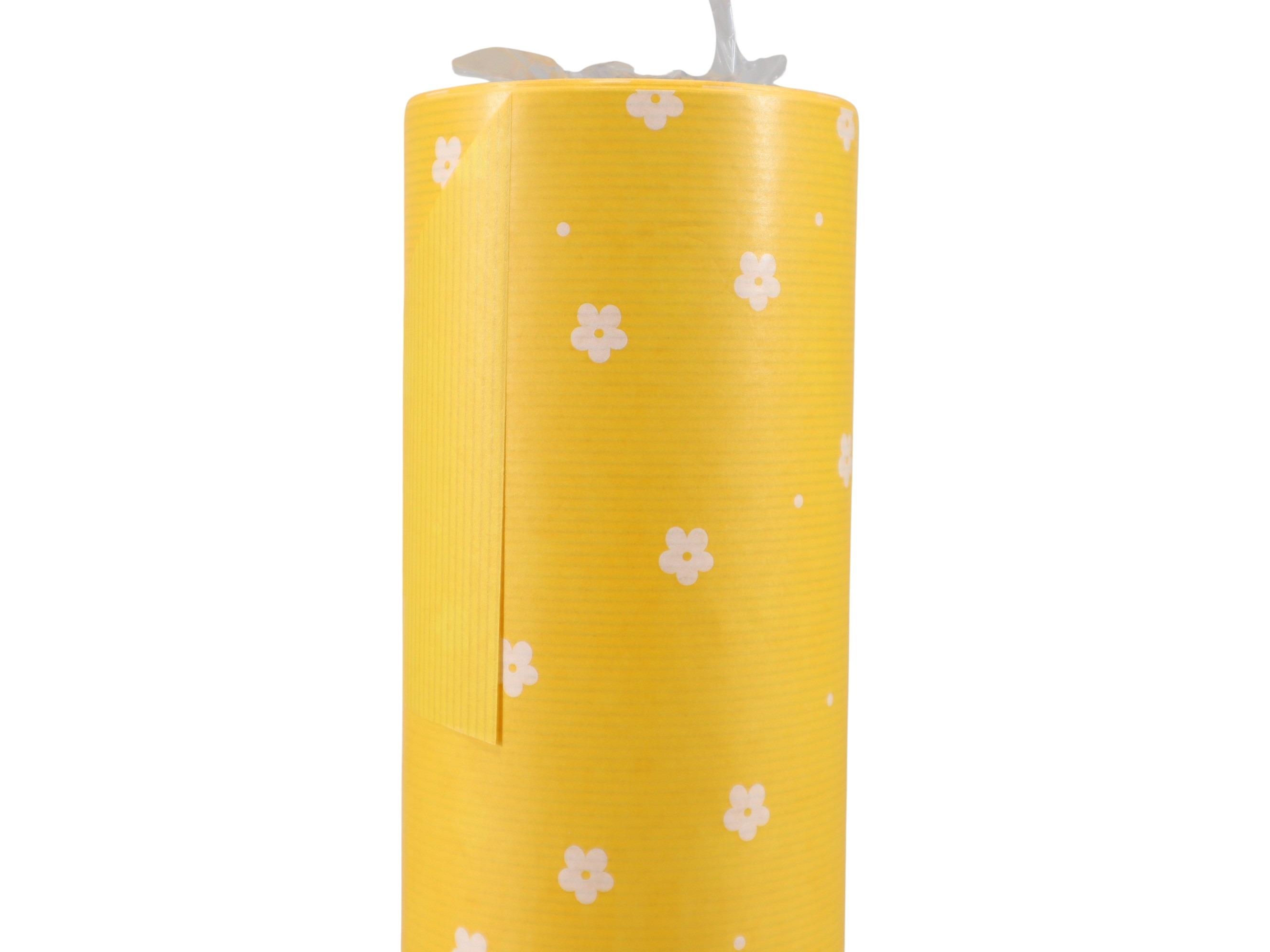 Manschettenpapier 25cm 100lfm Petit Fleur gelb NETTO