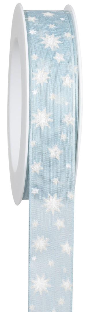 Band Starlight Sky 25 mm 18 Meter ice flow/weiss 314/01