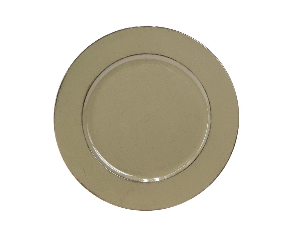 Teller KARA Kunststoff khakigrün D33cm