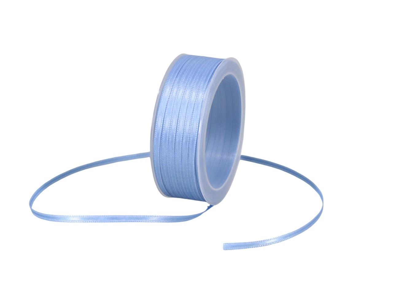 Satinband 3 mm 50 Meter hellblau 115