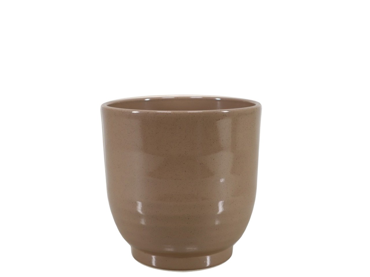 Keramikübertopf Form 685 braun-stone D15cm