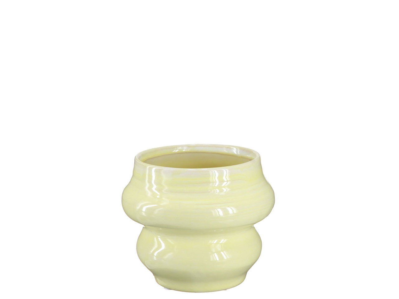 Übertopf Keramik vanille D8,5cm H7cm