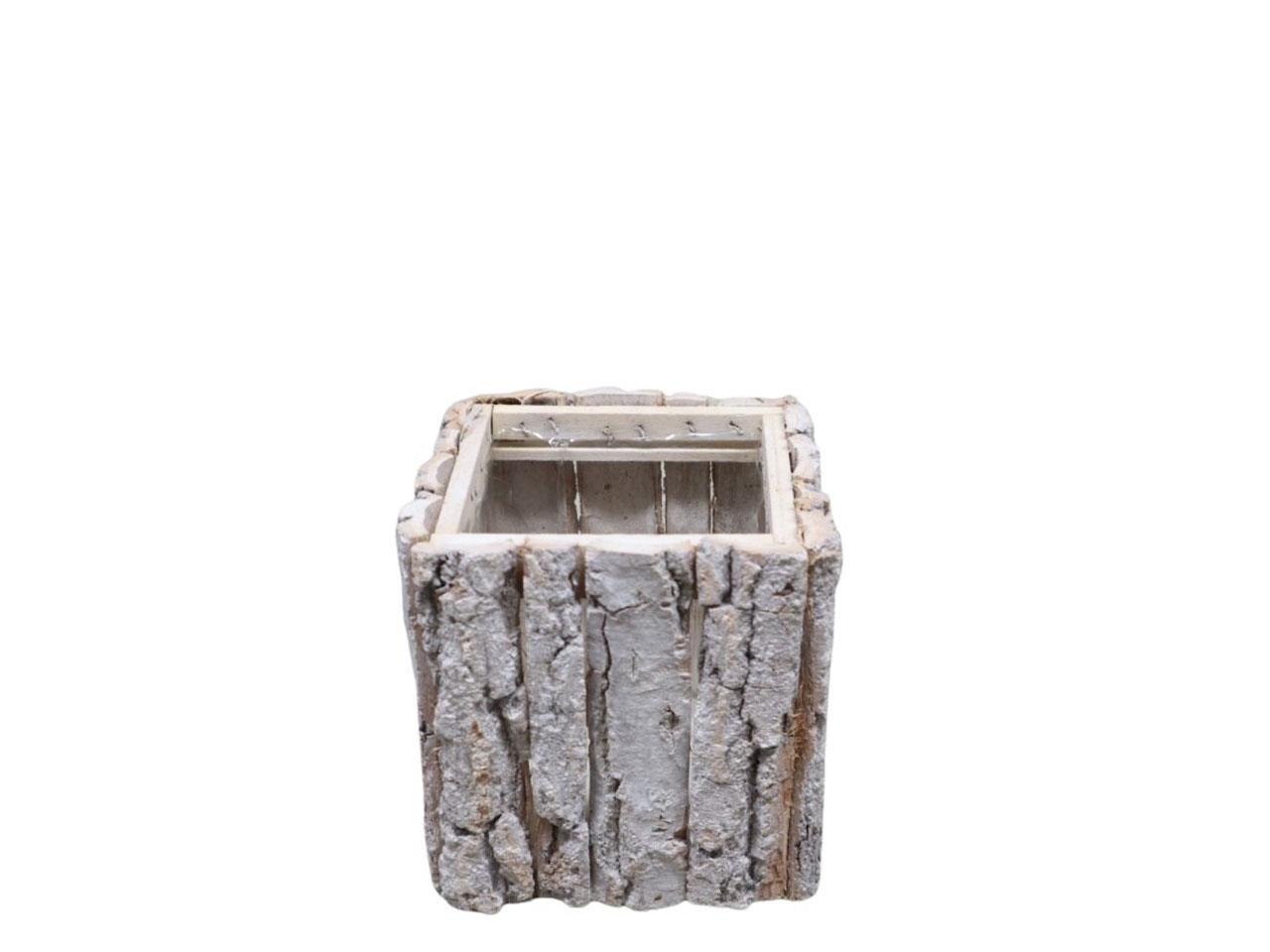 Rindenwürfel gekalkt D12cm