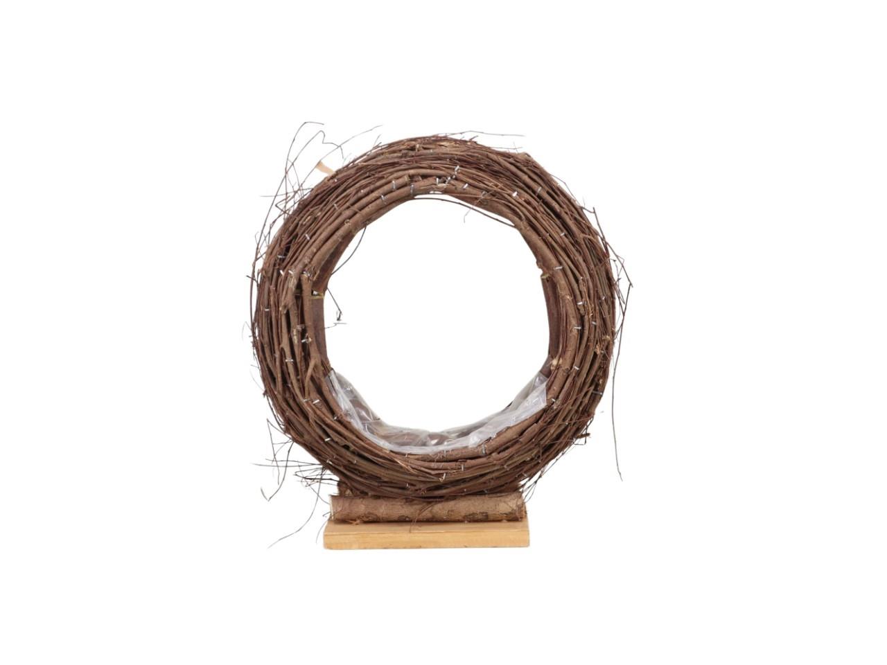 Ring z. Pflanzen stehend Weide natur D25cm
