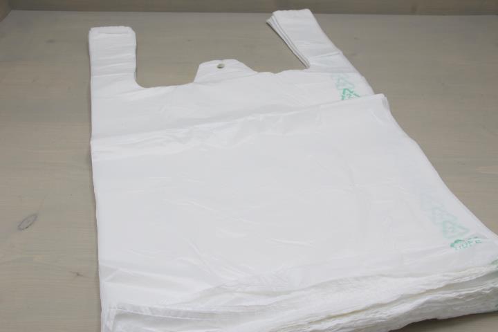 Hemdchen-Taschen weiss 30x18x55 100 Stück