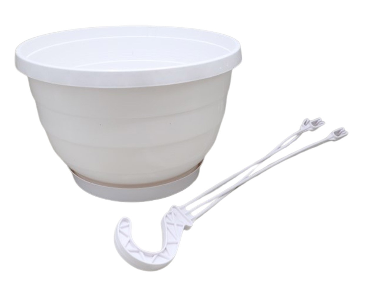 Ampel Komet 30cm inkl.Untersetzer+Aufhänger weiß