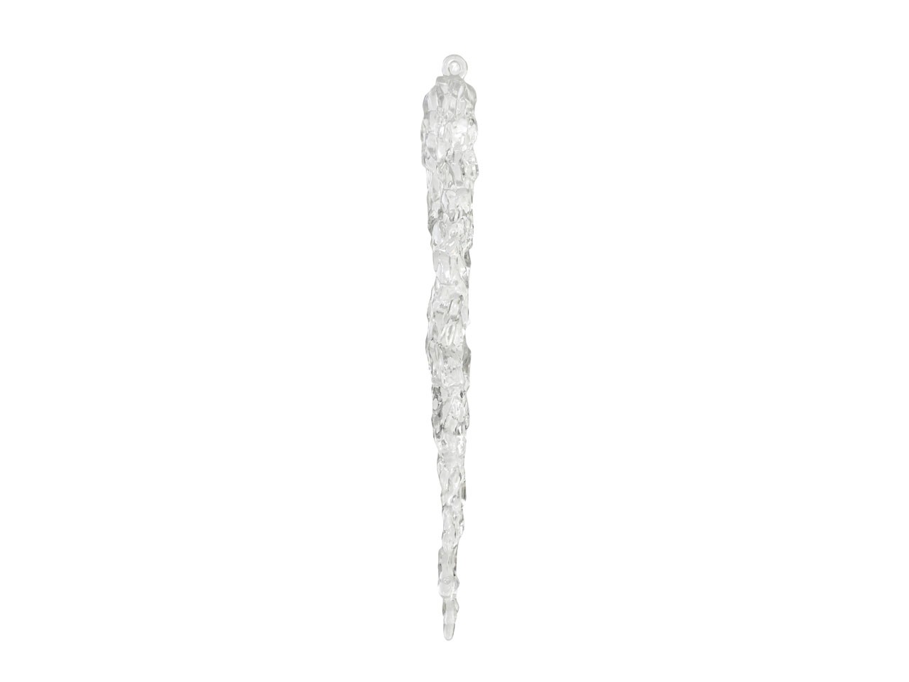 Eiszapfen Kunststoff klar L18,5cm