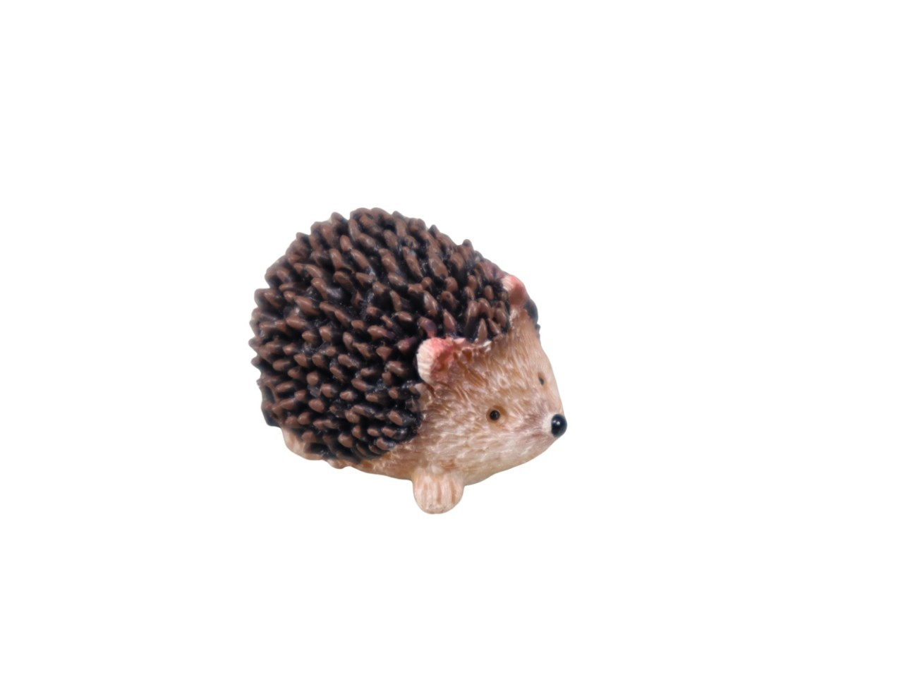 Igel Mecki Polyresin braun 4x3cm