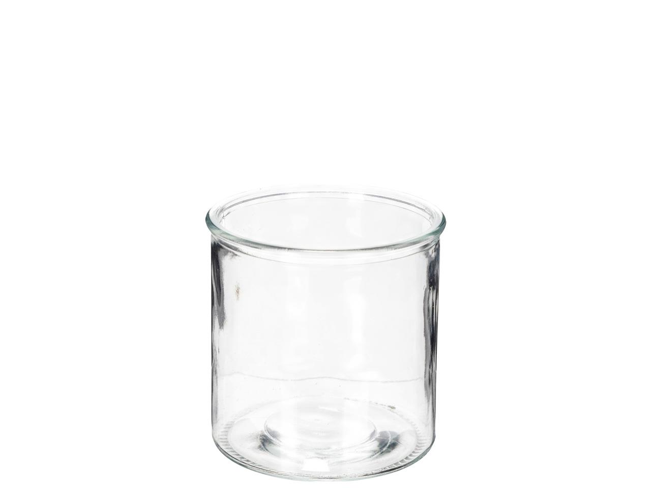 Glaszylinder m. Rand klar D08xH08cm NETTO