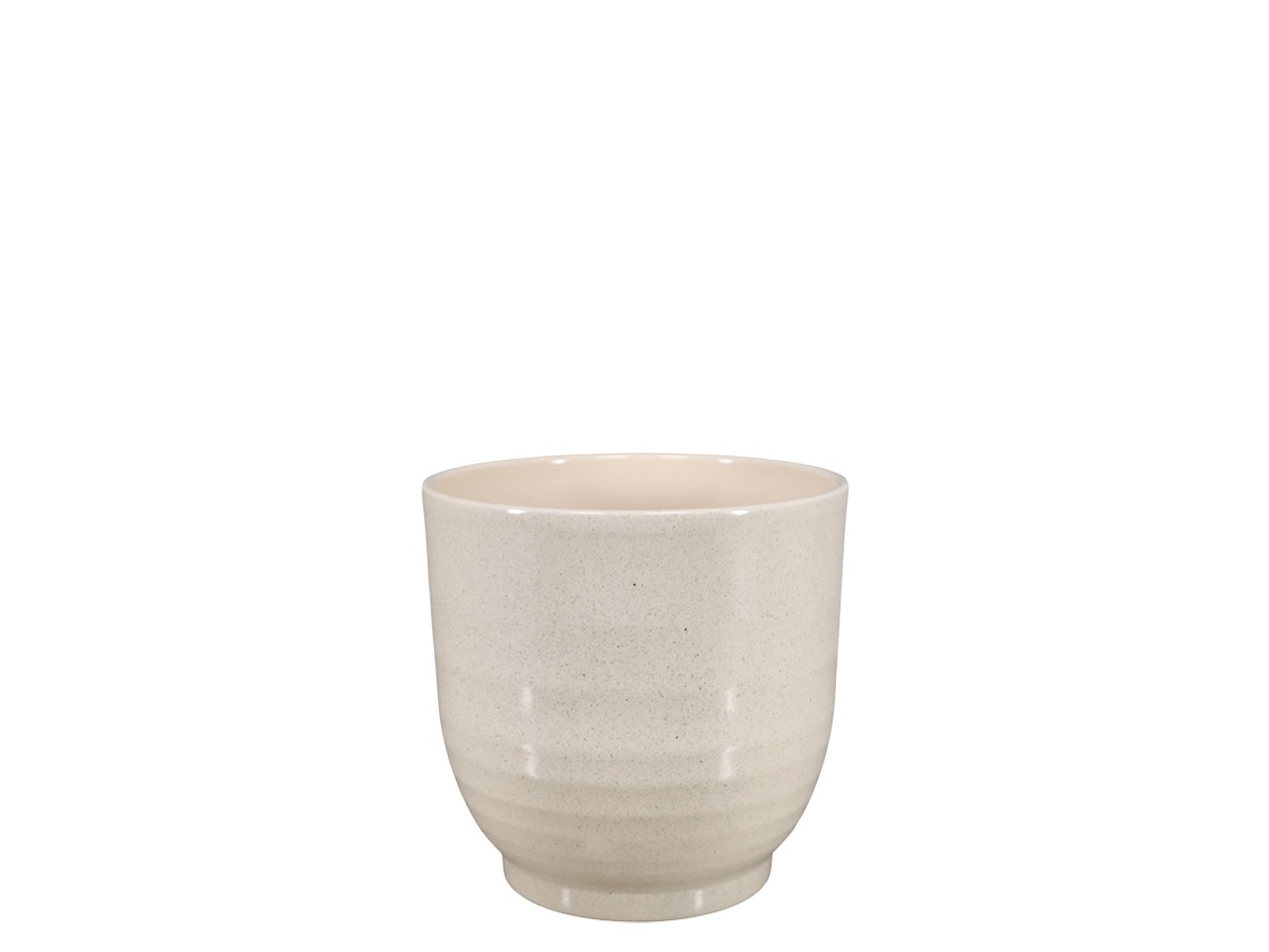 Keramikübertopf Form 685 beige-stone D11cm