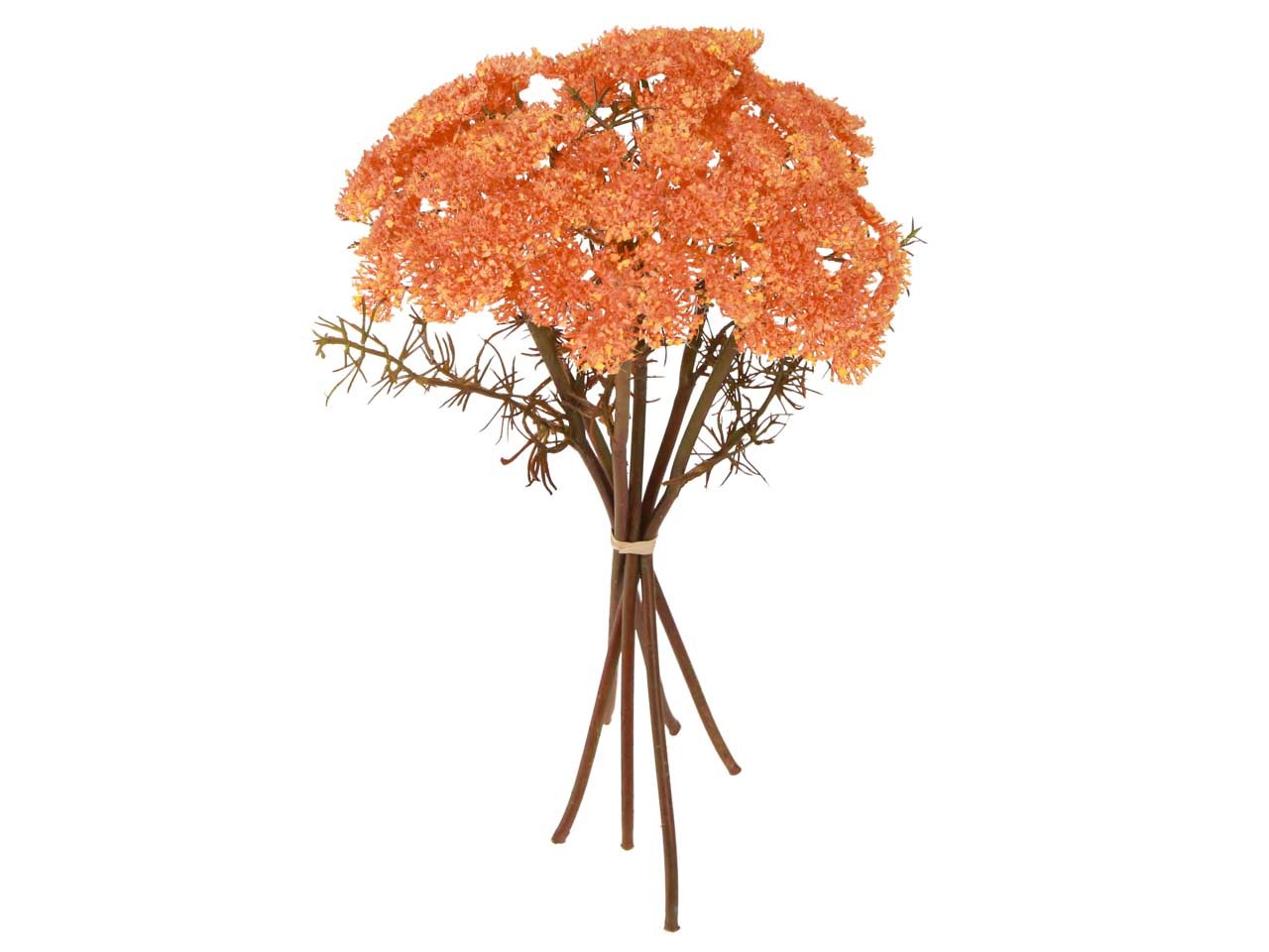 Schafgarbenpick 6 Blüten orange L30cm