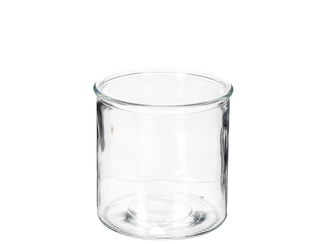 Glaszylinder m. Rand klar D11,5xH11,5cm NETTO