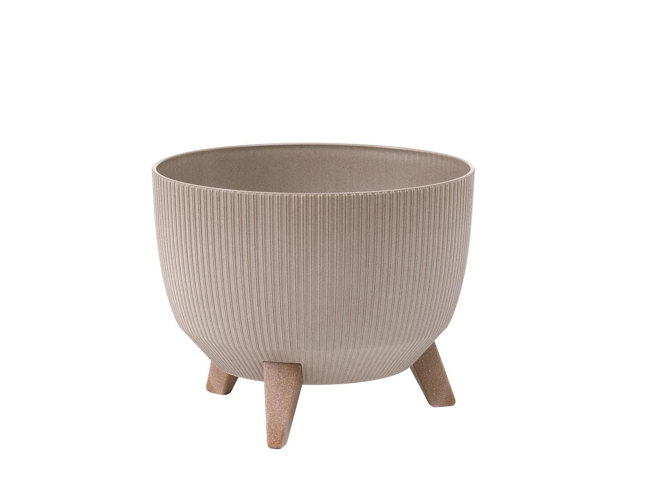 Plastikschale D29cm H22,5cm "Roma" auf Füß. Latte 969-85