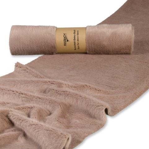 Kunstfell-Band 40x150 cm dusky brown 93