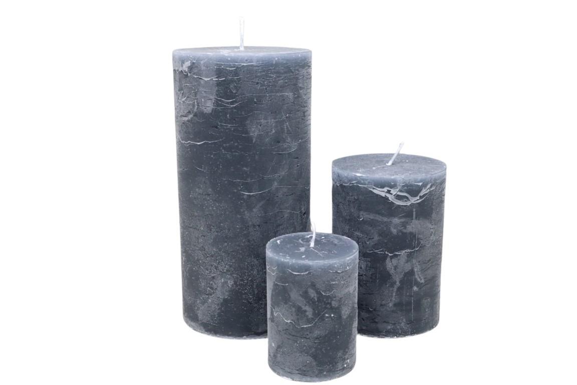 Kerze Rustika 120/60mm black