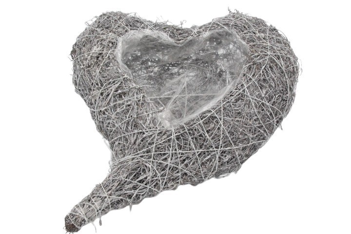 Rebenherz 30cm gekalkt