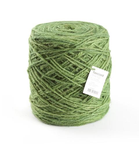 Kordel Flaxcord 3,5 mm auf Spule ca. 1 kg Farbe 62 apfelgrün