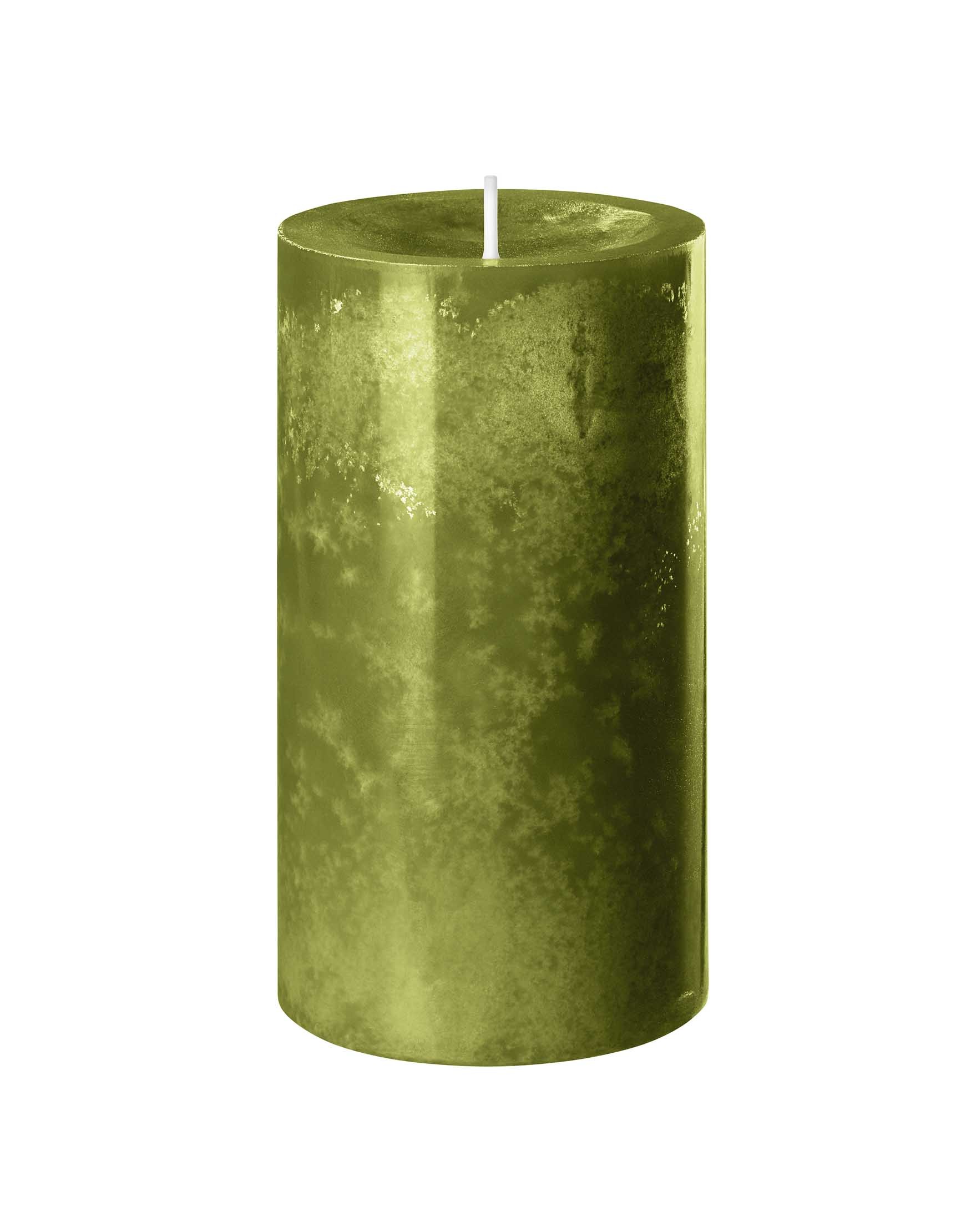 Kerze Trend Safe Candle 90/70mm olive NETTO