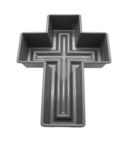 Pflanzkreuz Silenzio(Rondino) 30cm anthrazit NETTO