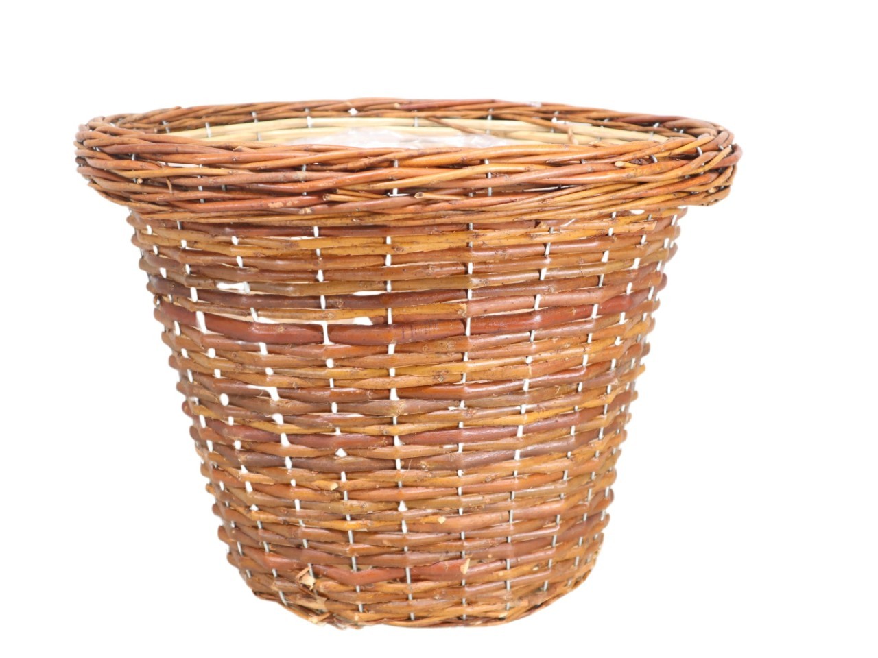 Korbübertopf Weide natur ungeschält D44xH34cm