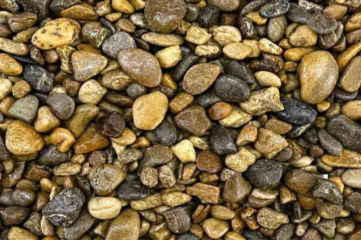Flusskiesel 8-16mm mix glanz veredelt 5l ca. 9kg NETTO