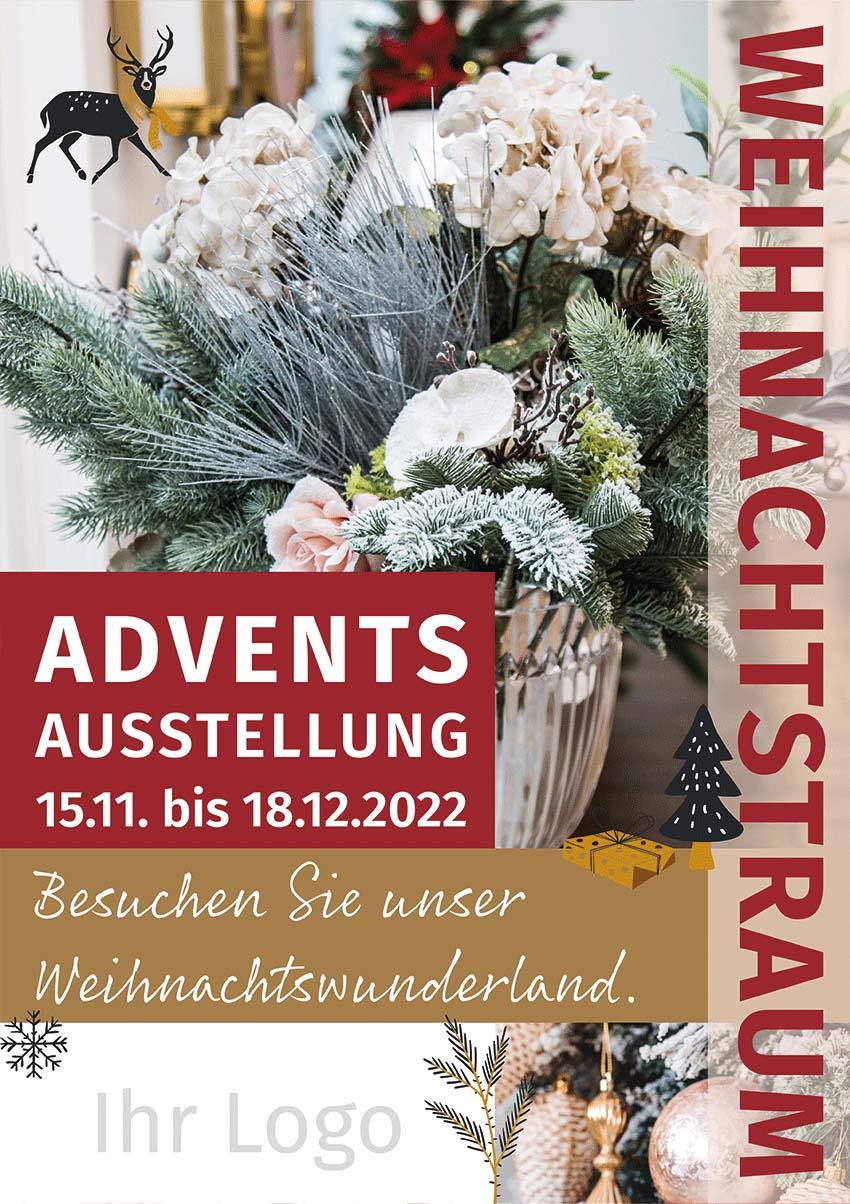 ekaflor Advent 2 Plakate A1 inkl. Druck (2Stk)