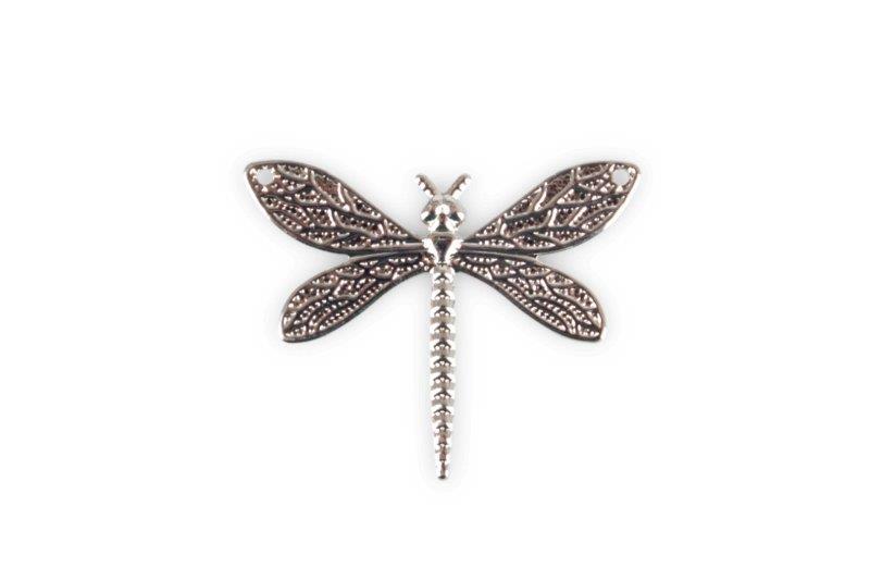 Streuer Libellen Glanz Metall silber D3,6x3cm