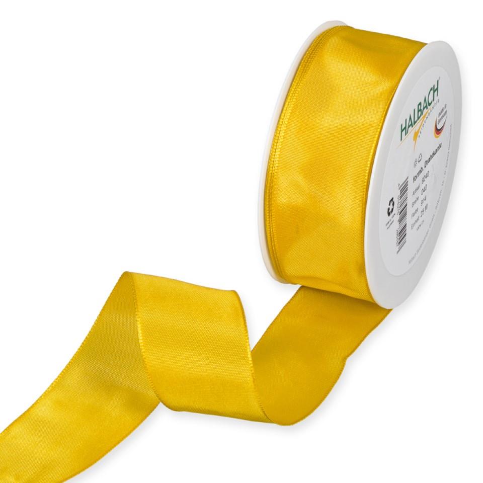 Drahtkantenband 40mm yellow 914