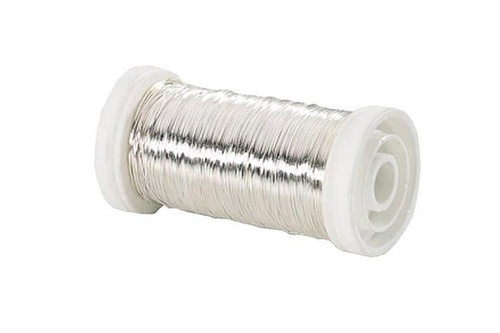 Silberglanzdraht 0,20mm 100gr. NETTO