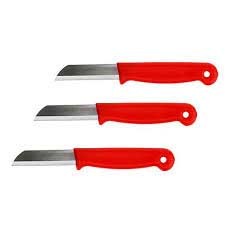 Bandmesser - Floristenmesser rot 10 Stück NETTO